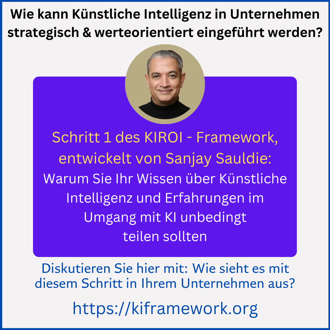 KIROI Schritt 1: Wissen teilen – Der Schlüssel zur erfolgreichen KI-Integration mit Kundenbeispiel aus dem Maschinenbau