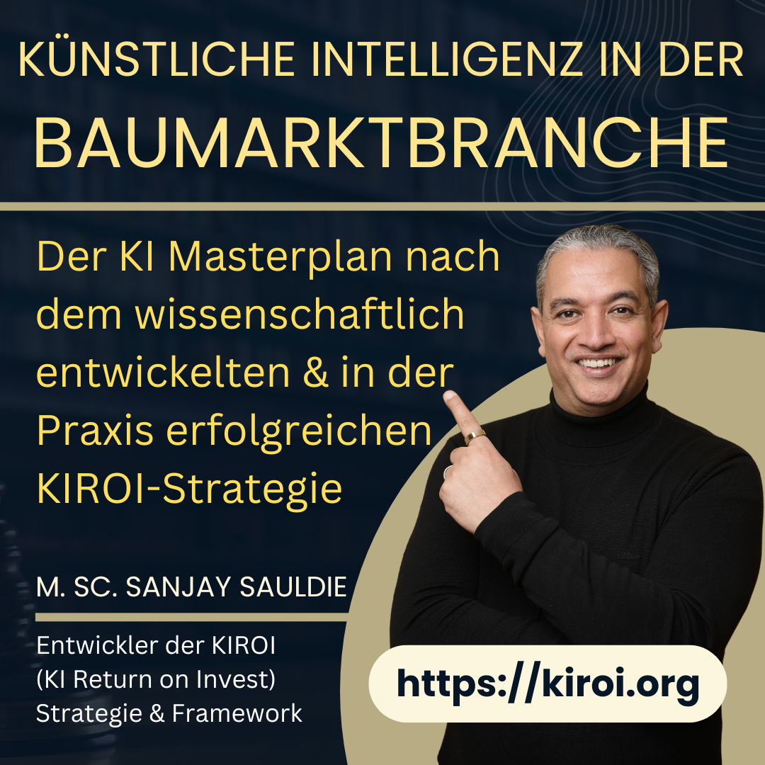 KIROI Masterplan: Künstliche Intelligenz (KI) in der Baumarktbranche